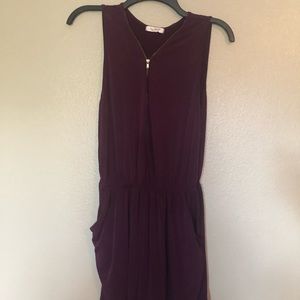 Plus Size Purple Romper